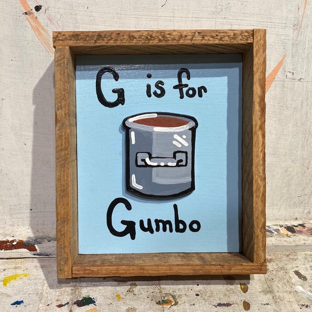 Damon Arts Nola Damon Arts NOLA “G” Letter Art - Little Miss Muffin Children & Home