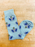 Whereable Art - Beaux the Blue Crab Socks - Little Miss Muffin Children & Home