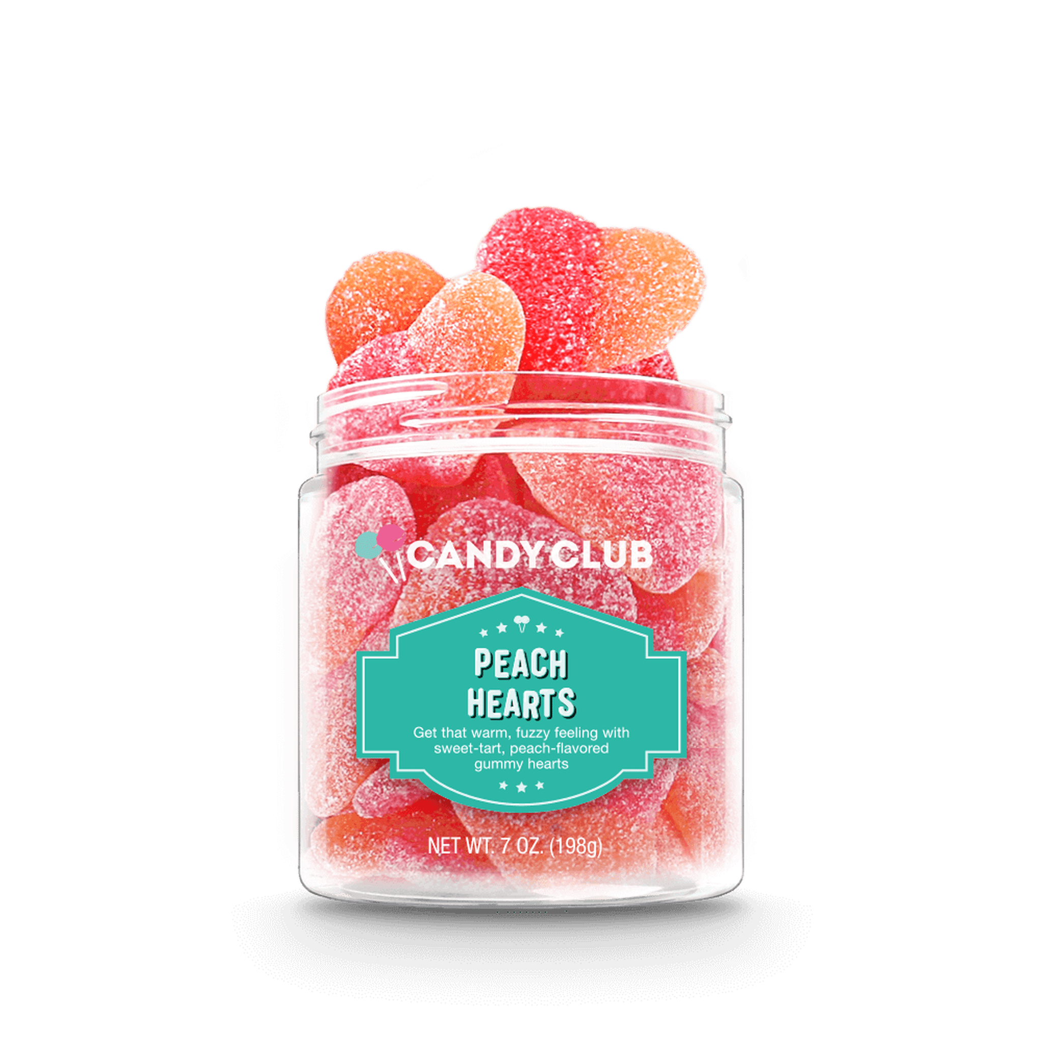 Candy Club Candy Club Peach Hearts - Little Miss Muffin Children & Home