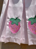 LULU BEBE Lulu Bebe Dana Strawberry Embroidered Dress - Little Miss Muffin Children & Home