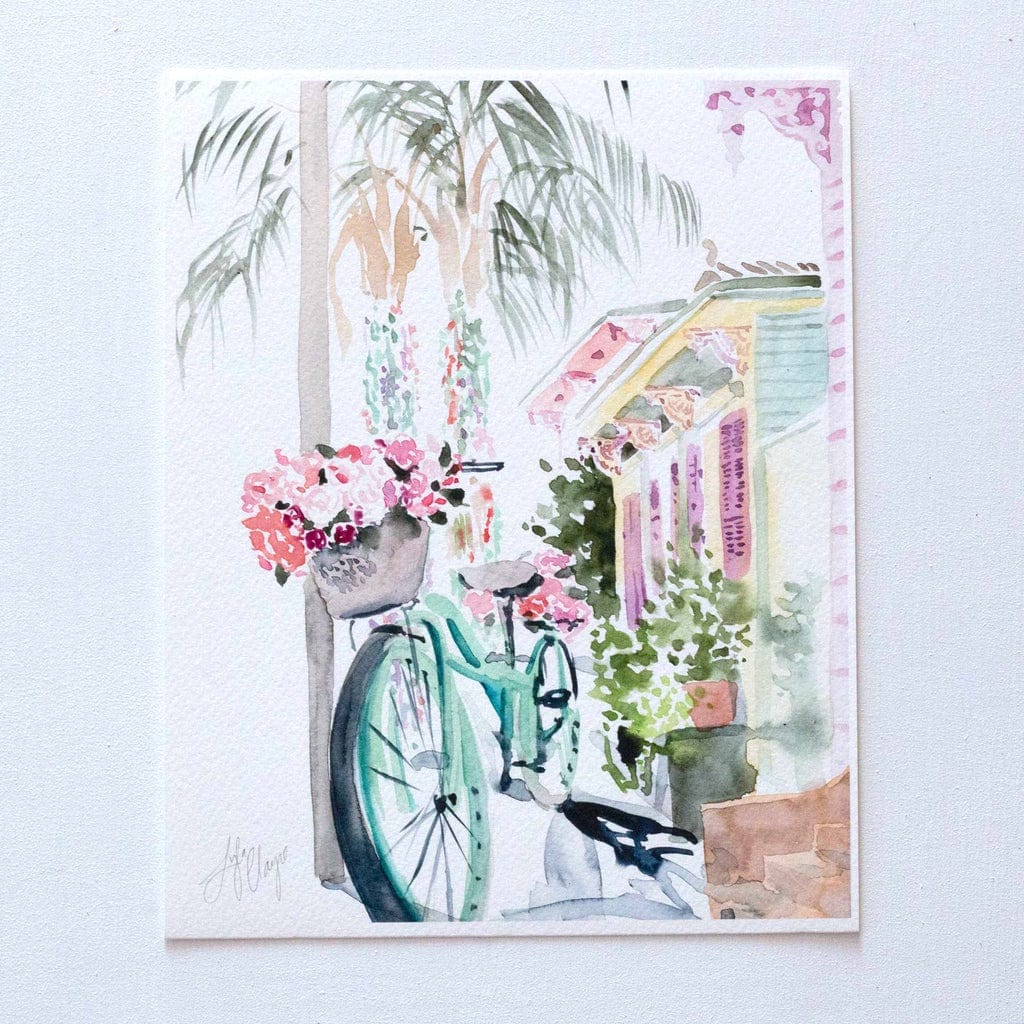 Lyla Clayre Studio Lyla Clayre Bicycle in the Marigny - Little Miss Muffin Children & Home