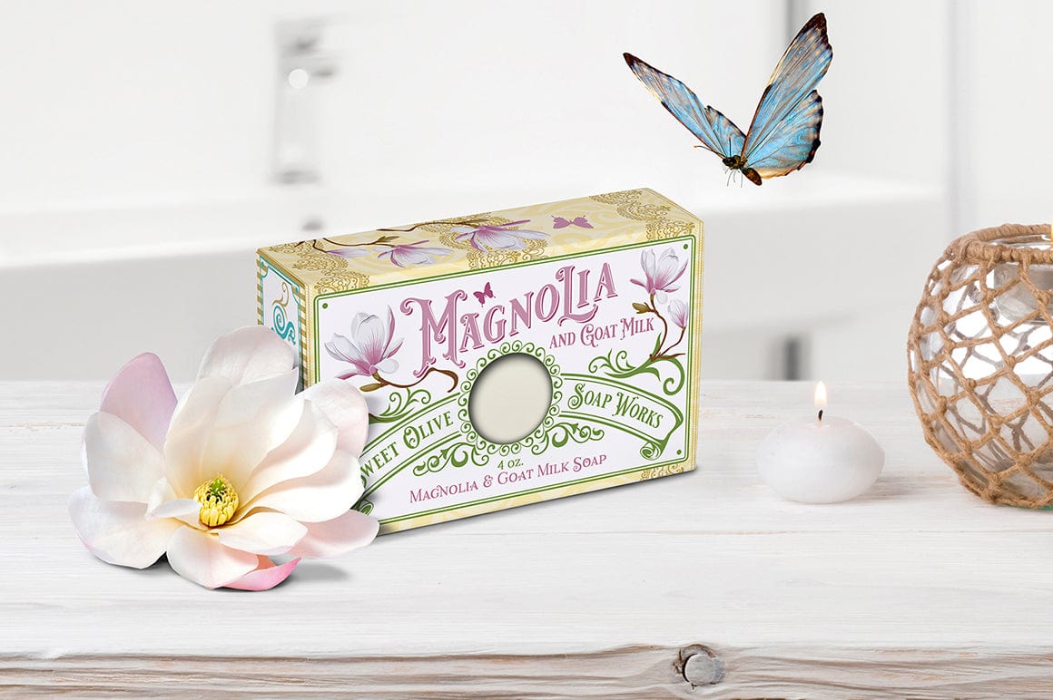 Sweet Olive Soap Works Sweet Olive Soap Works Magnolia & Goat Milk Soap - Little Miss Muffin Children & Home
