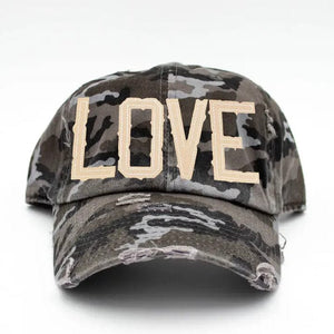 Cotton Mule Cotton Mule Love Baseball Hat - Little Miss Muffin Children & Home