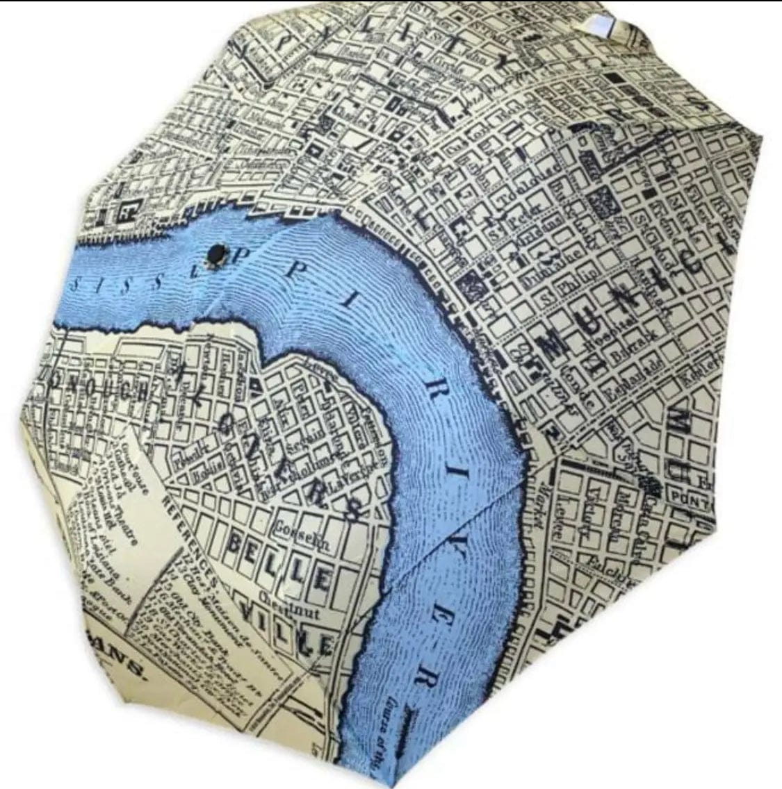 FGL - Fangle LLC Fangle Beige Nola Compact Umbrella - Little Miss Muffin Children & Home