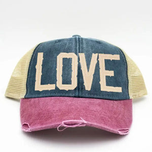 Cotton Mule Cotton Mule Love Trucker Hat - Little Miss Muffin Children & Home