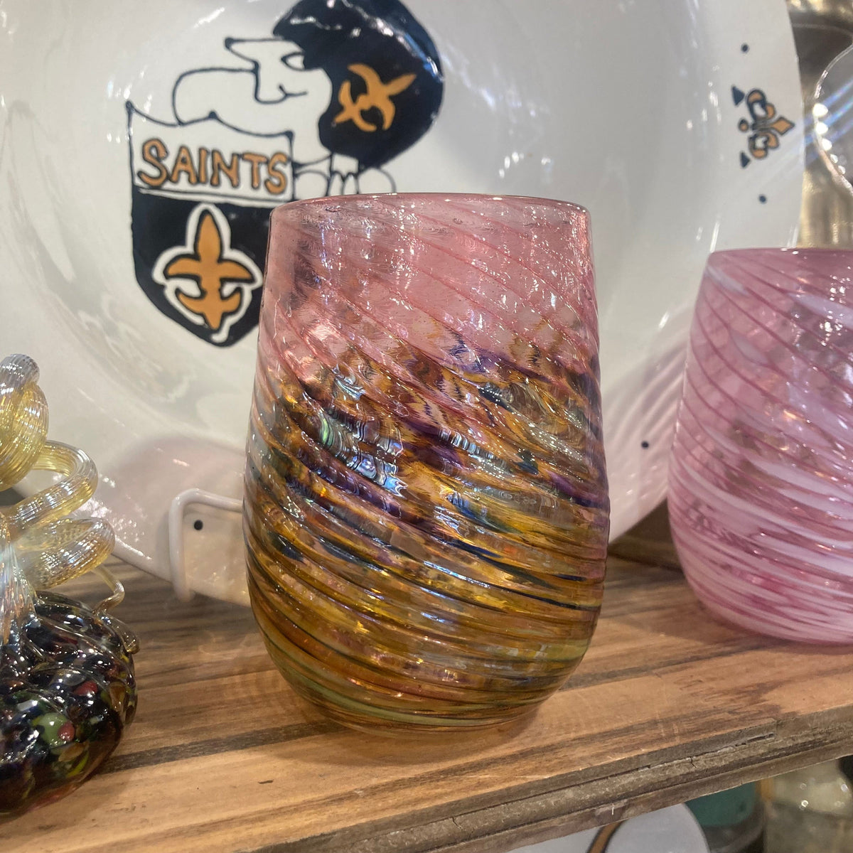 Little Miss Muffin Children & Home Ridgewalker Glass Stemless Glass Tumbler - Little Miss Muffin Children & Home