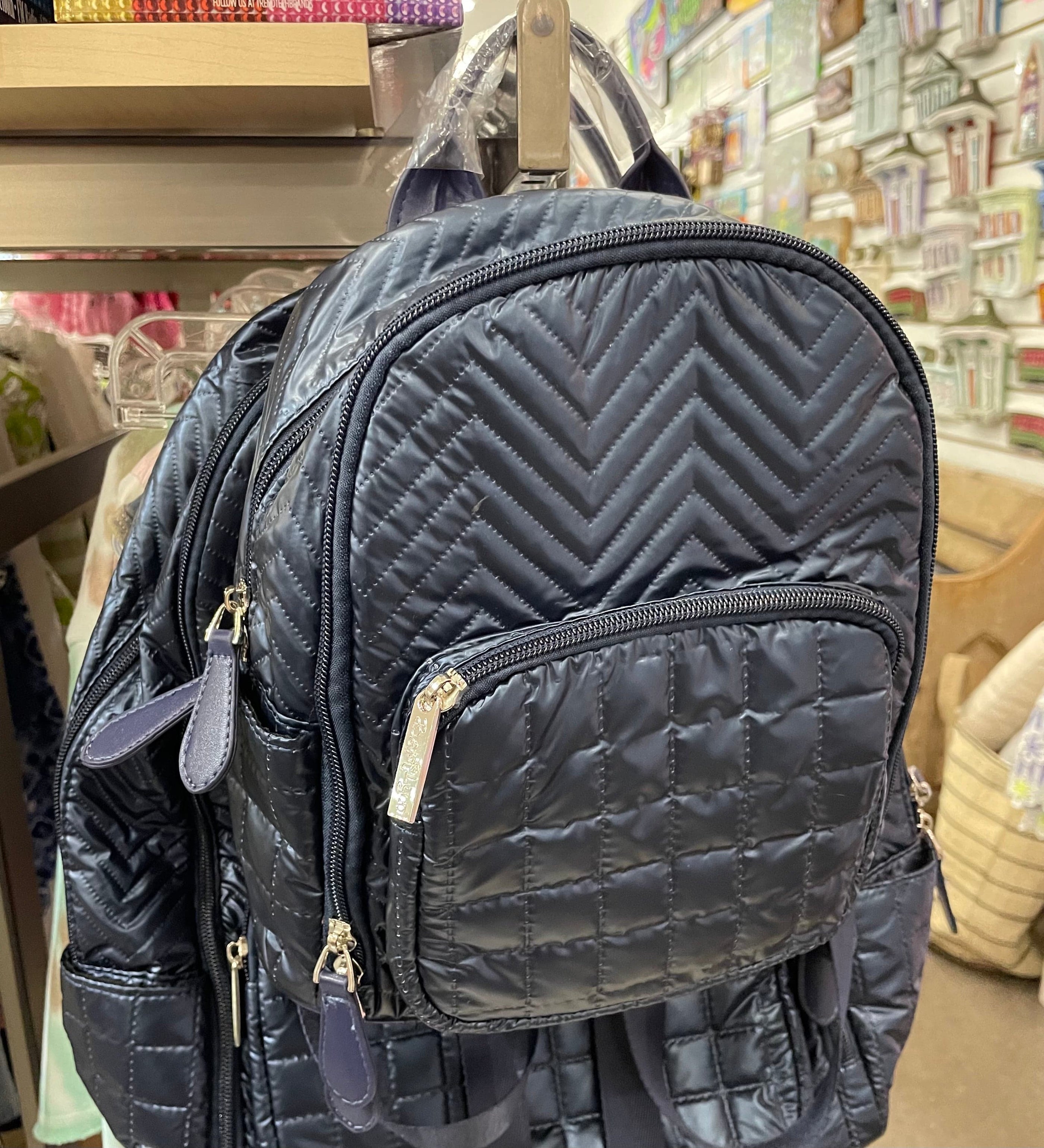 bari lynn mini backpack Pastel Lavender Crinkle Bari Lynn Backpack - Bari