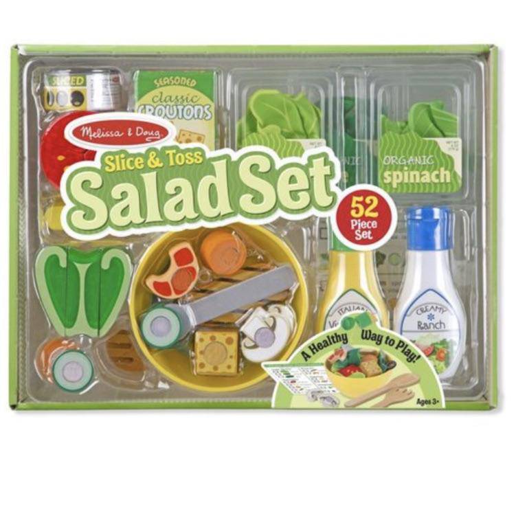 Melissa & Doug - Melissa & Doug Slice & Toss Salad Set - Little Miss Muffin Children & Home
