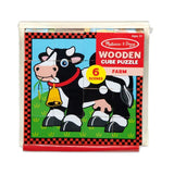 Melissa & Doug Melissa & Doug Farm Cube Puzzle 16pc - Little Miss Muffin Children & Home