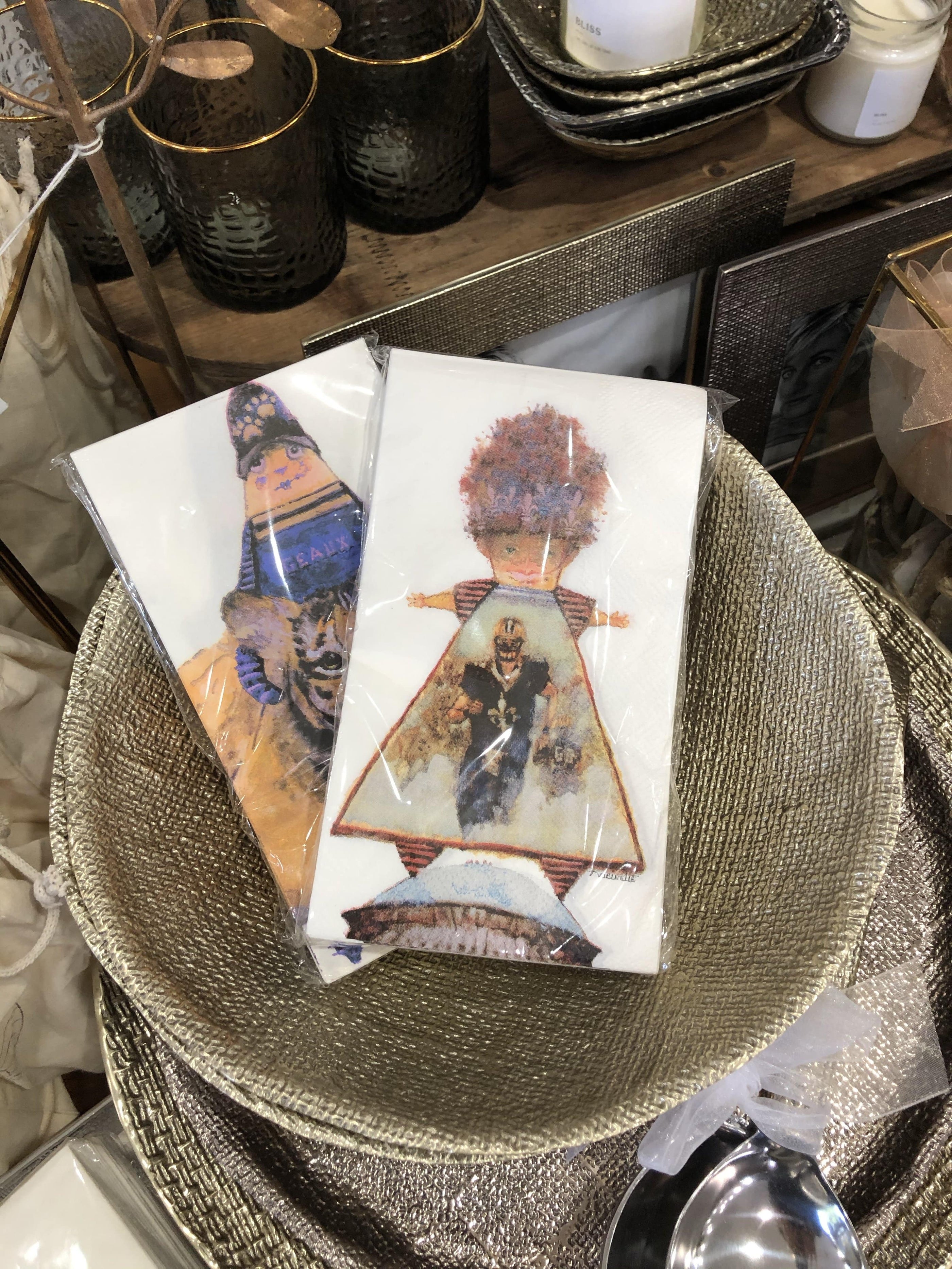 Whereable Art - Whereable Art Geaux Juju Dinner Napkins - Little Miss Muffin Children & Home