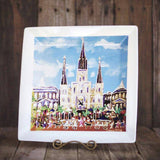 The Parish Line - St. Louis Cathedral Platter - Little Miss Muffin Children & Home