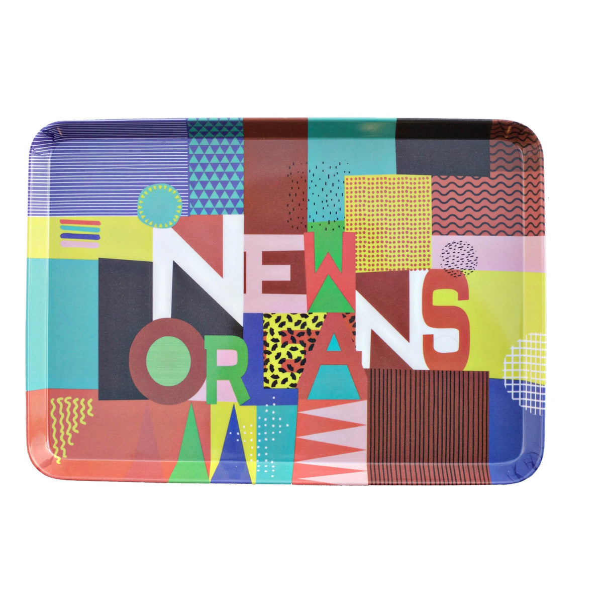 The Parish Line - The Parish Line New Orleans Abstract Snack Tray - Little Miss Muffin Children & Home