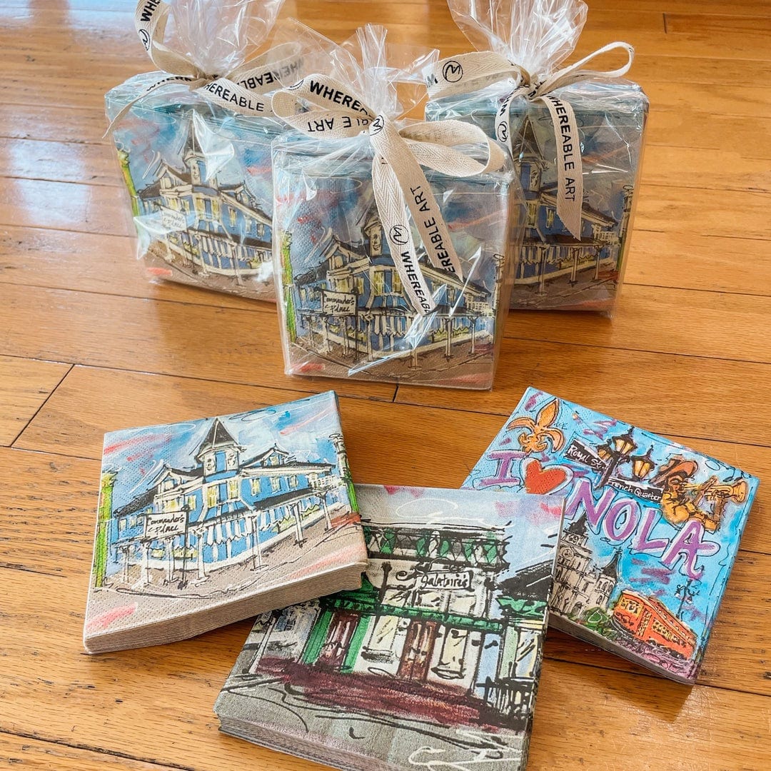 Whereable Art Whereable Art Cocktail Napkin Bundles - Little Miss Muffin Children & Home