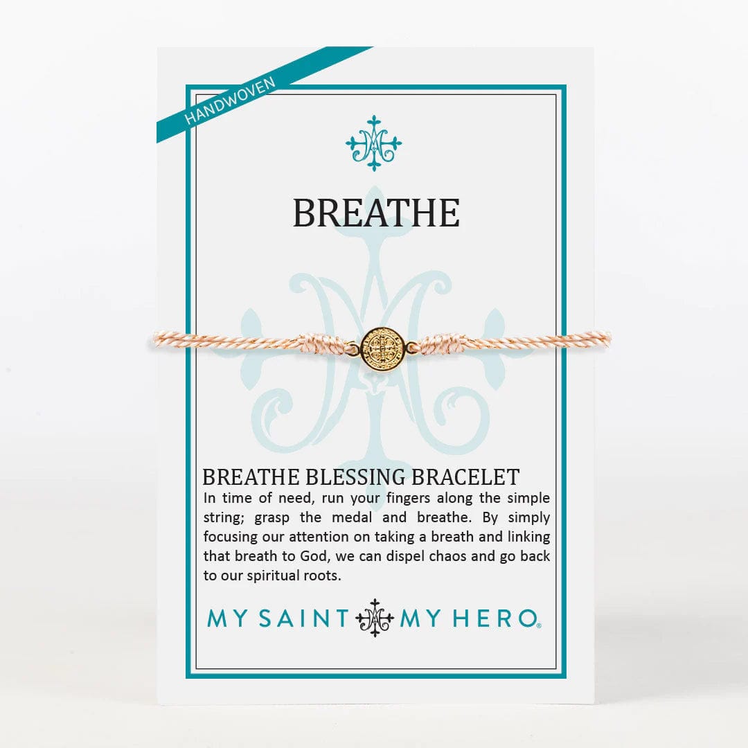 My Saint My Hero My Saint My Hero Breathe Blessing Bracelet Metallic Copper/Gold - Little Miss Muffin Children & Home