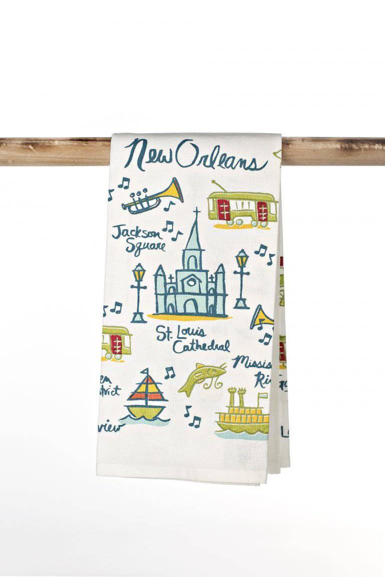 The Parish Line - The Parish Line Vintage New Orleans Kitchen Towel - Little Miss Muffin Children & Home
