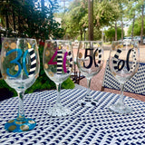 Katie Heaton Designs Katie Heaton 40th Birthday Wine Glass - Little Miss Muffin Children & Home