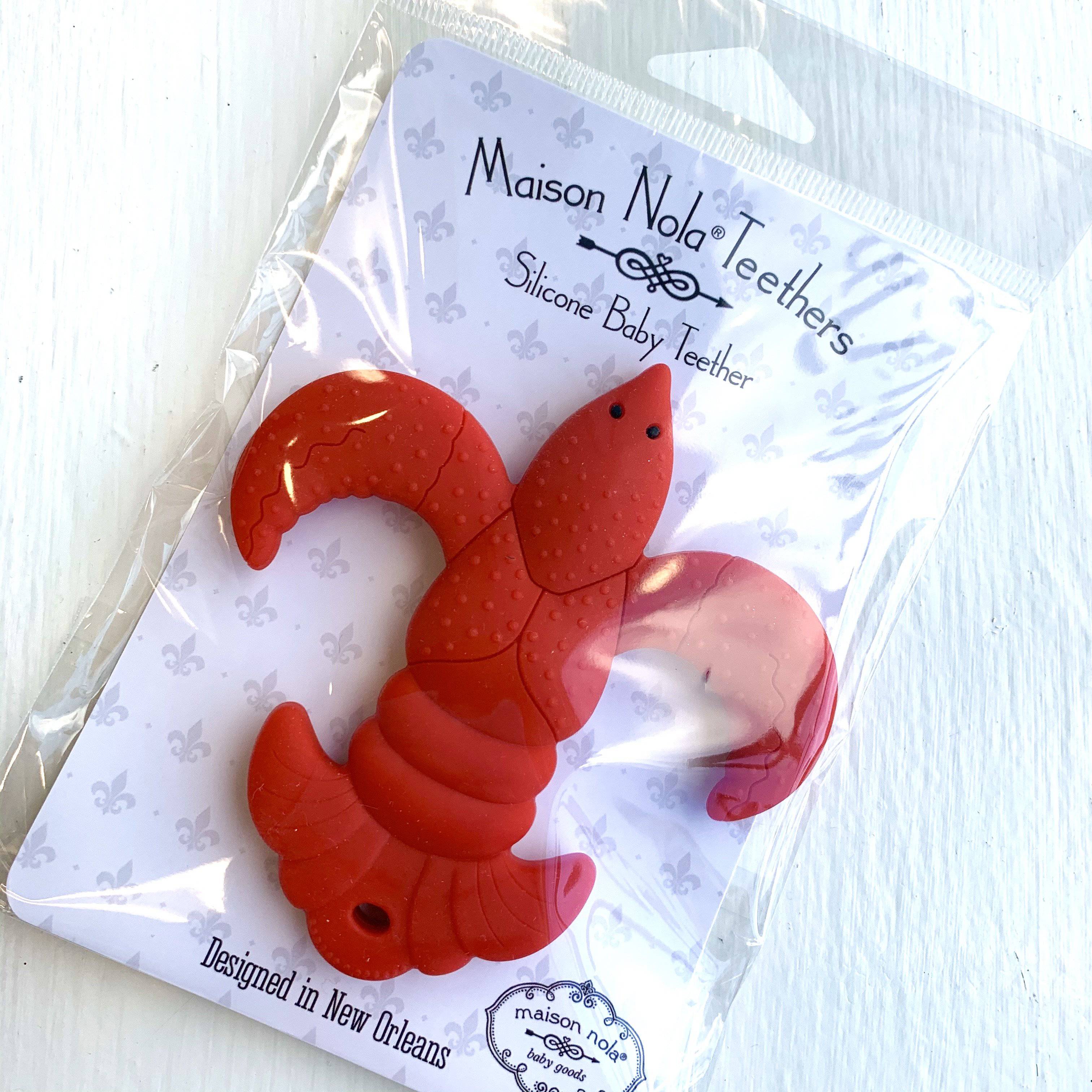 Maison NOLA - Maison Nola Crawfish Silicone Teether - Little Miss Muffin Children & Home