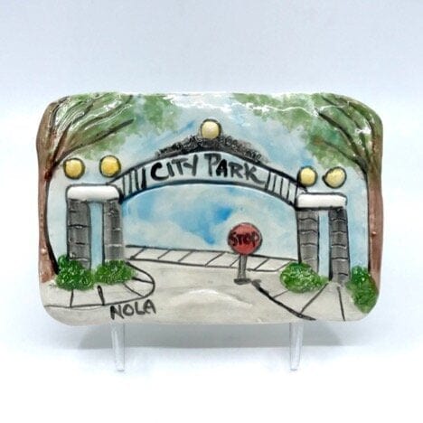 Clay Creations Clay Creations City Park Entrance Ceramic Art - Little Miss Muffin Children & Home