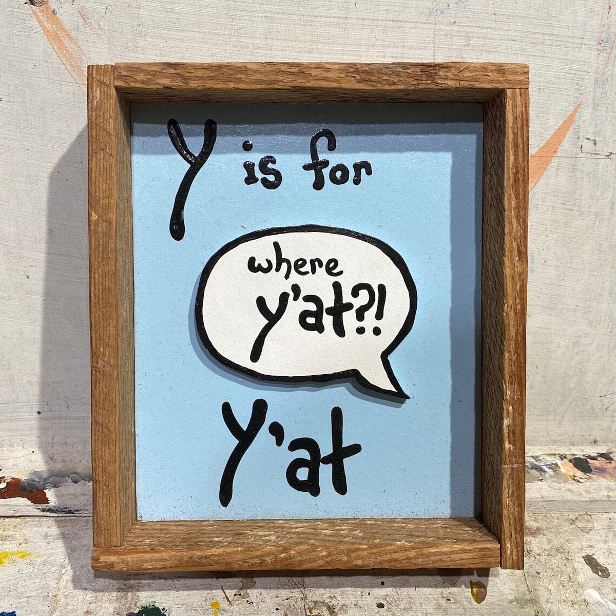 Damon Arts Nola Damon Arts NOLA “Y” Letter Art - Little Miss Muffin Children & Home