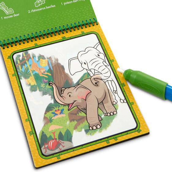 Melissa & Doug - Melissa & Doug Water Wow! Jungle Water Reveal Pad - Little Miss Muffin Children & Home