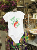 Whereable Art - Whereable Art Mardi Gras Shrimp Onesie - Little Miss Muffin Children & Home