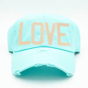 Cotton Mule Cotton Mule Love Baseball Hat - Little Miss Muffin Children & Home