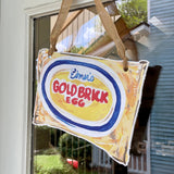 Whereable Art Elmer's Gold Brick Egg Easter Door Hanger - Little Miss Muffin Children & Home