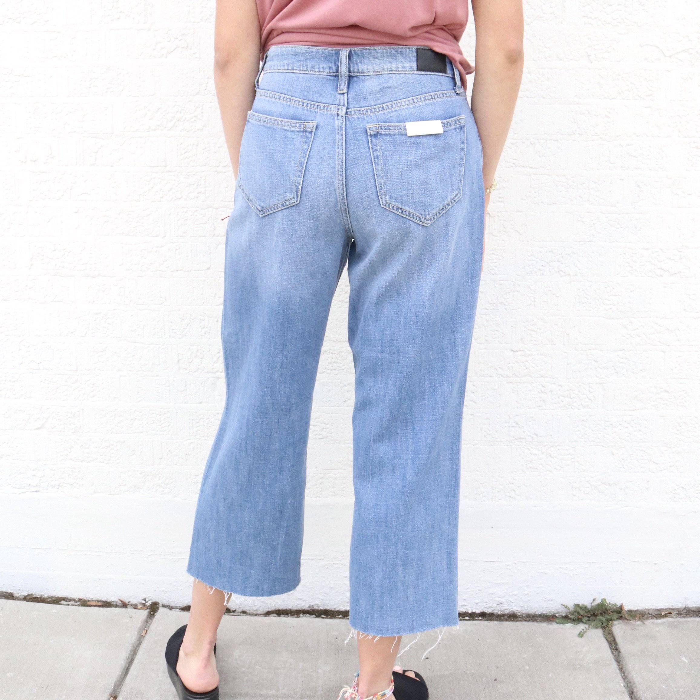 Cello - Cello Cropped Wide Leg Jeans - Little Miss Muffin Children & Home