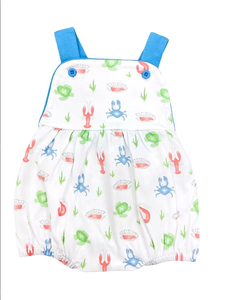 Lulu Bebe Eli Sea Pals Sunsuit with Buttons Little Miss Muffin