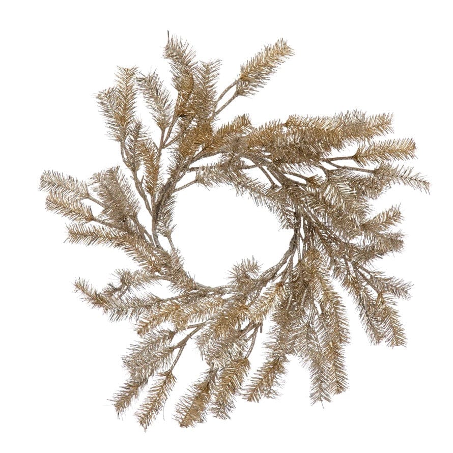 Creative Co-Op Creative Co-Op Round Pine Tinsel Wreath - Little Miss Muffin Children & Home