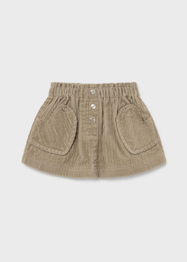Mayoral Mayoral Corduroy Skirt for Baby Girl in Sand - Little Miss Muffin Children & Home