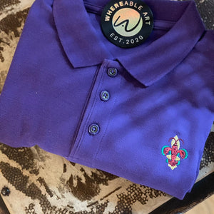 Whereable Art Whereable Art Boy's Mardi Gras Crawfish Classic Polo - Little Miss Muffin Children & Home