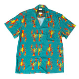 Nola Dawg Nola Dawg Cray-Cray Aqua Aloha Shirt - Little Miss Muffin Children & Home