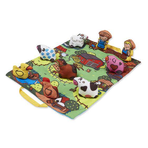 Melissa & Doug - Melissa & Doug Take-Along Farm Play Mat - Little Miss Muffin Children & Home