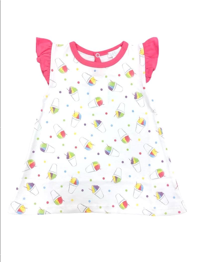 Lulu Bebe Penny Snoball Dress with Angel Sleeves Little Miss Muffin