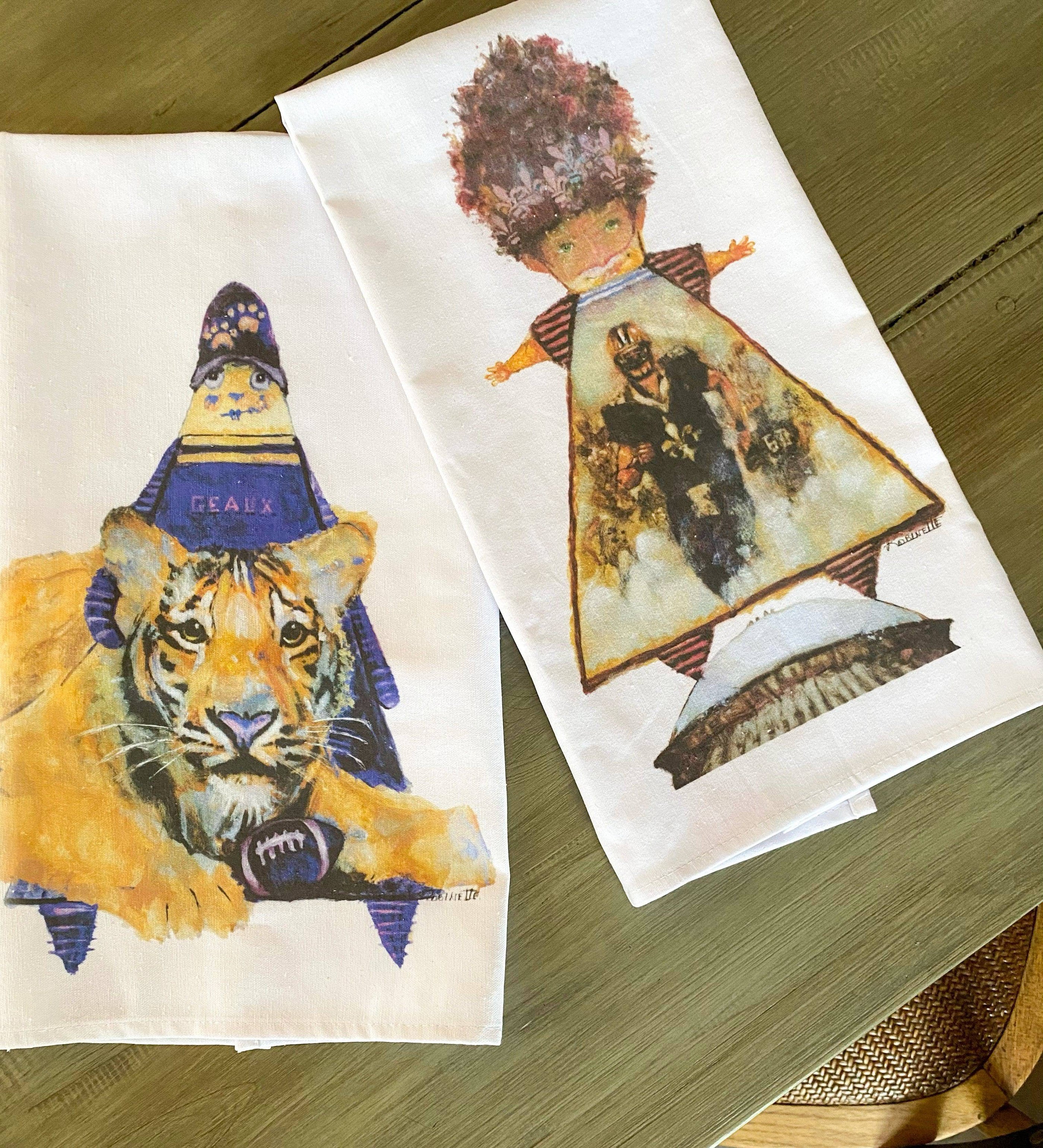 Whereable Art - Geaux Juju Kitchen Towels - Little Miss Muffin Children & Home