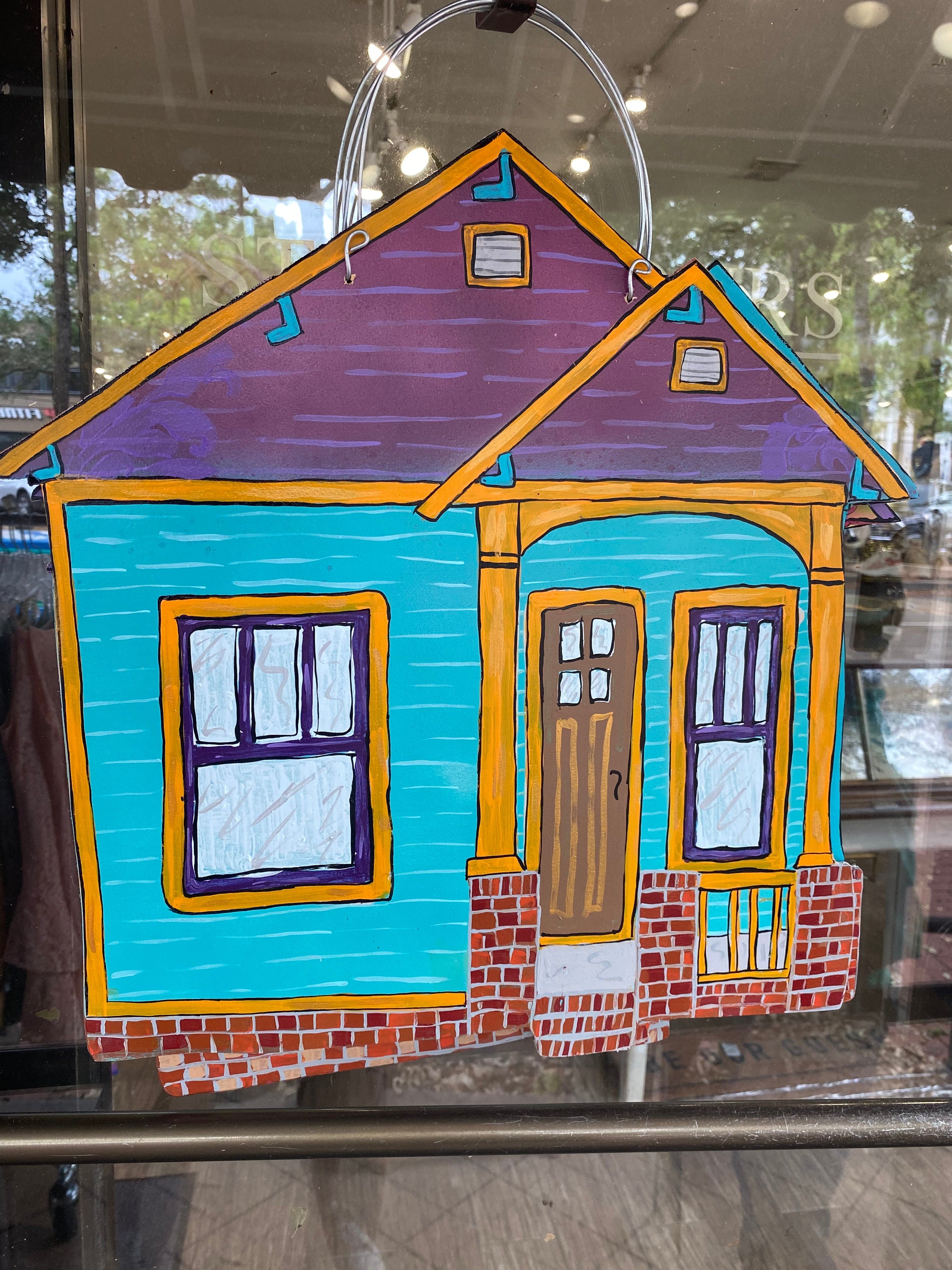 Toodle Lou Designs Toodle Lou Designs Nola Craftsman House Door Hanger - Little Miss Muffin Children & Home