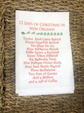 Sassy Talkin - Sassy Talkin "12 Days of New Orleans Christmas" Dish Towel - Little Miss Muffin Children & Home