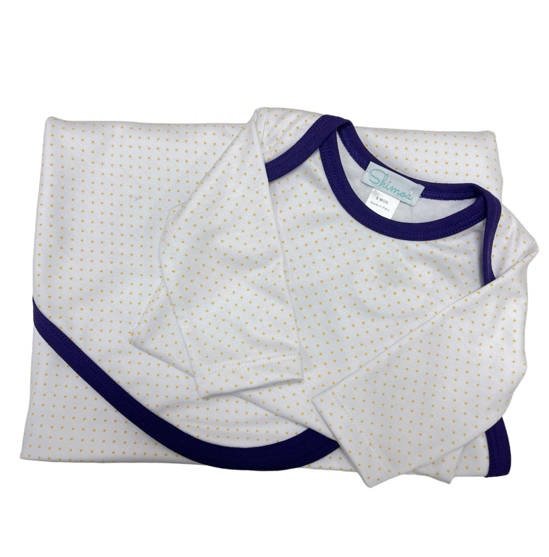 Cotton Peru Pima Shimoa Pima Cotton LSU Onesie - Little Miss Muffin Children & Home