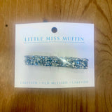 Bows Arts Bows Arts Druzy Quartz Hair Clip In Silver - Little Miss Muffin Children & Home