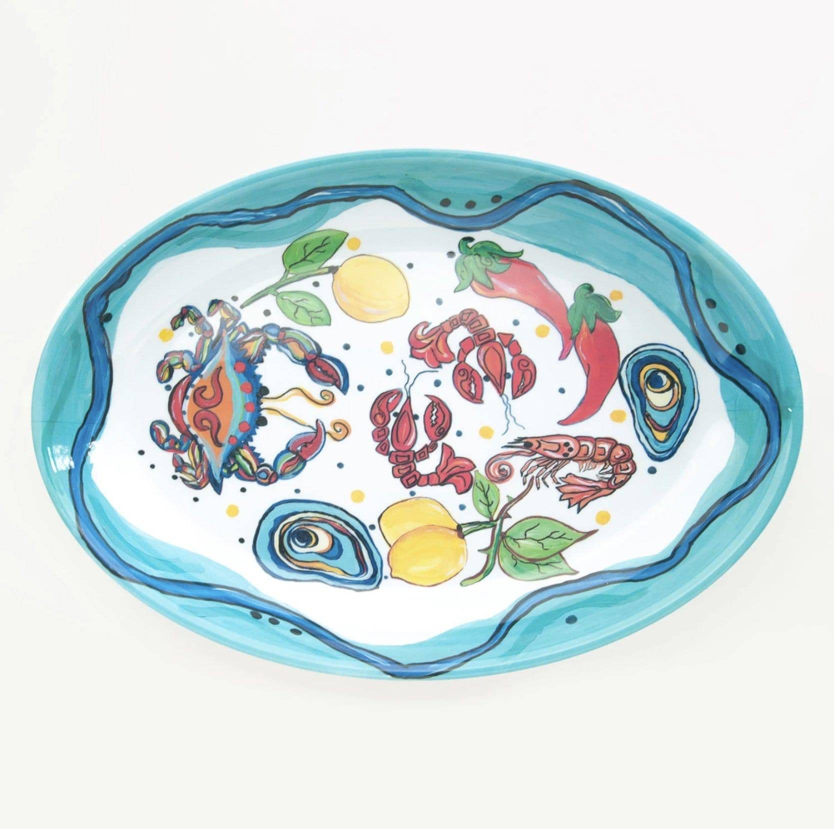Youngberg & Co - Youngberg & Co Dana Wittmann Seafood Platter - Little Miss Muffin Children & Home