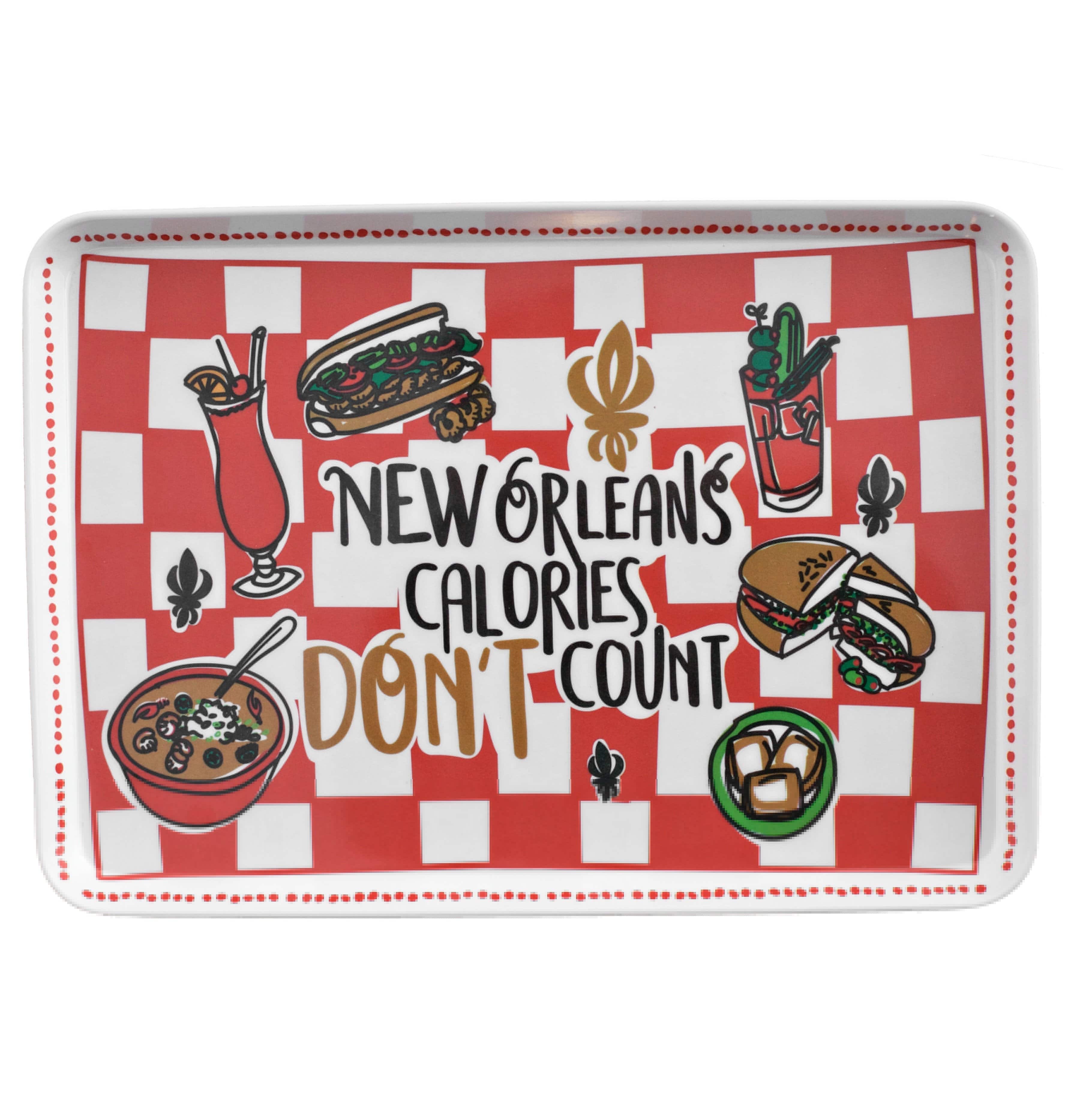 The Parish Line - The Parish Line New Orleans Calories Snack Tray - Little Miss Muffin Children & Home