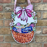 Whereable Art Elmer's Easter Basket Door Hanger - Little Miss Muffin Children & Home