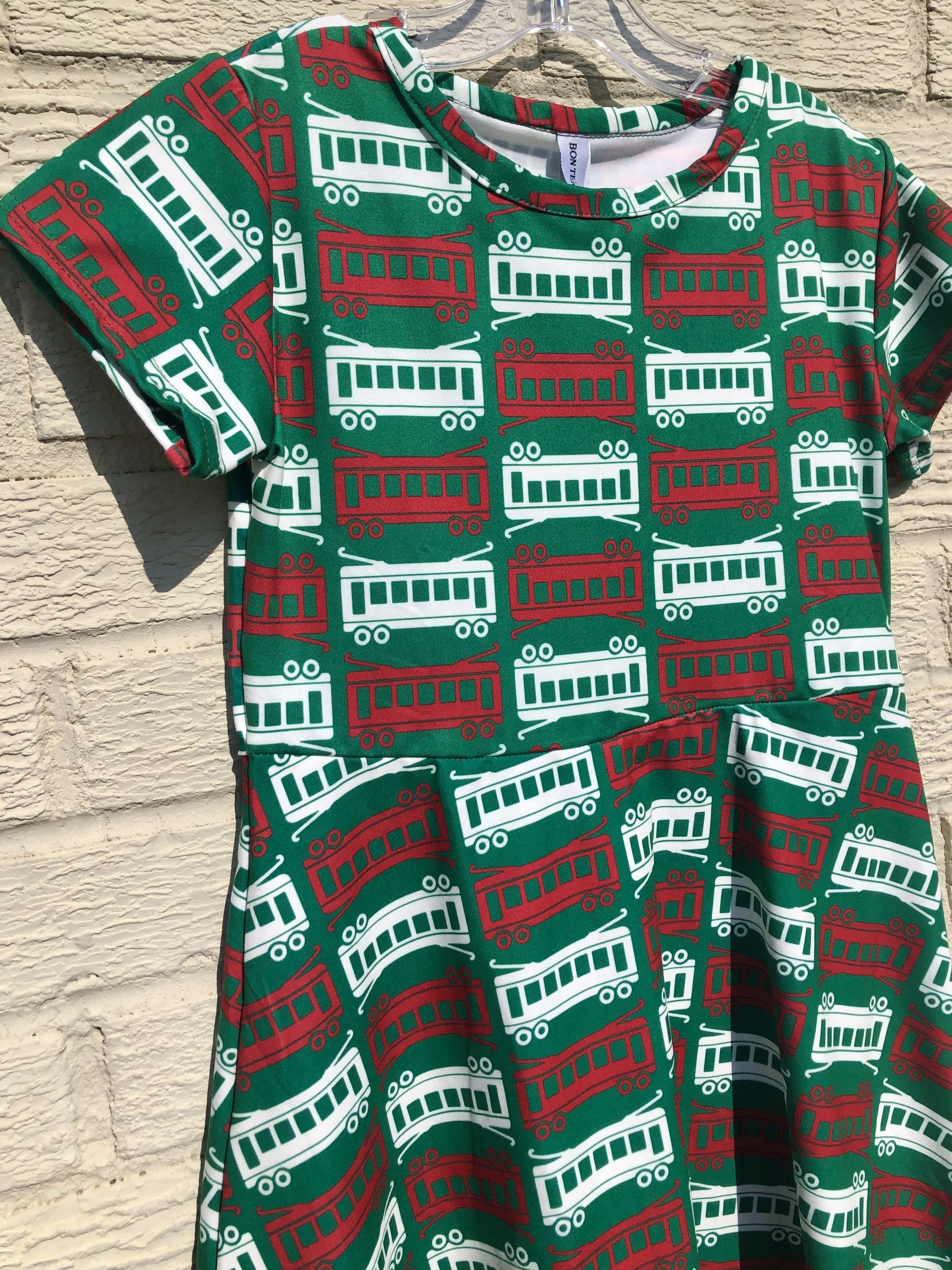 Bon Temps Boutique - Bon Temps Boutique Alison Christmas Streetcar Dress - Little Miss Muffin Children & Home