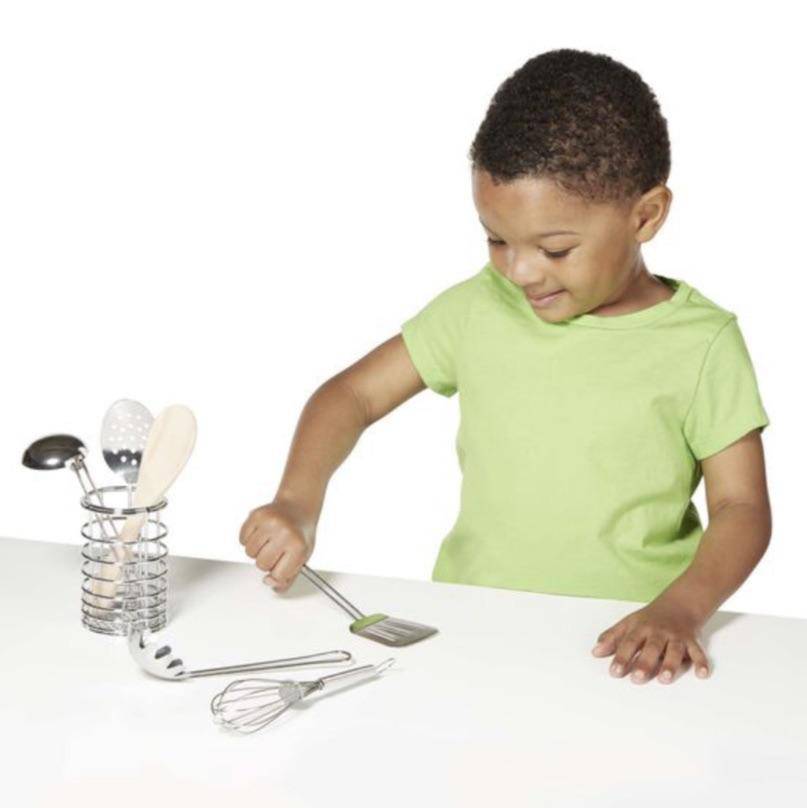 Melissa & Doug - Melissa & Doug Stir & Serve Cooking Utensils - Little Miss Muffin Children & Home