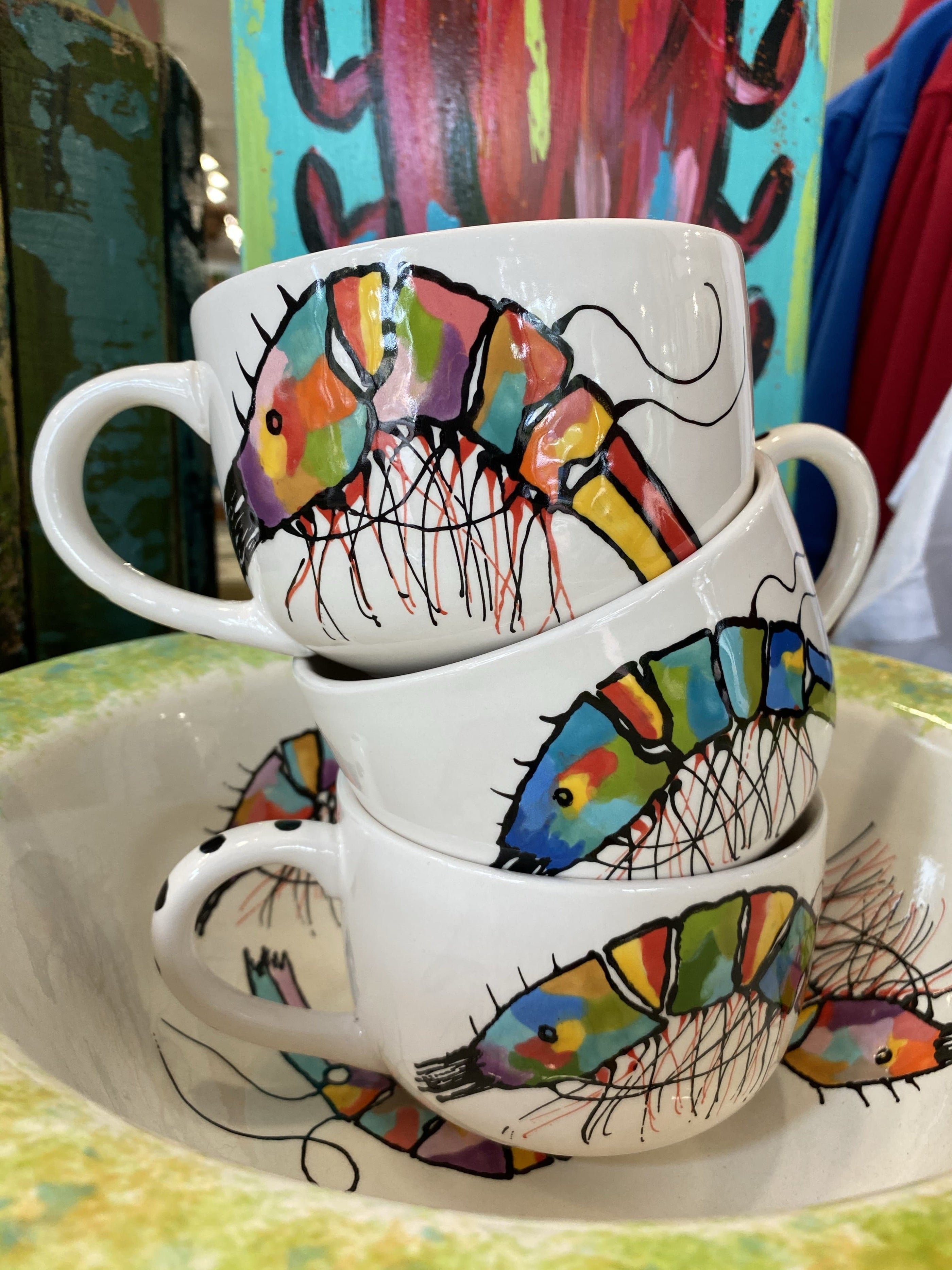 Jan Salzer - Jan Salzer Collection Shrimp Gumbo Mug - Little Miss Muffin Children & Home
