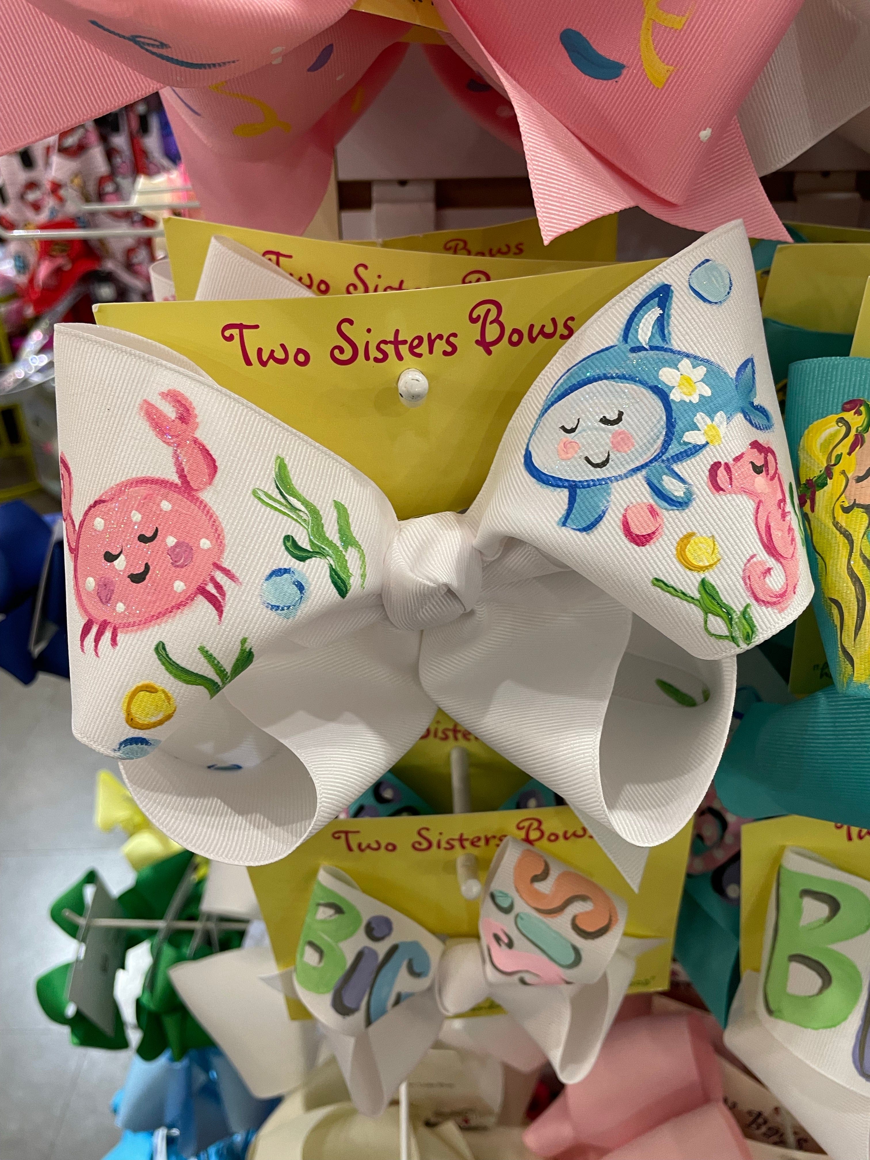 Two Sisters Two Sisters Sea Animals Bow - Little Miss Muffin Children & Home