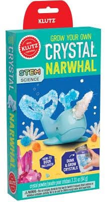 KLUTZ 836554 Klutz -Grow Your Own Crystal Narwhal - Little Miss Muffin Children & Home