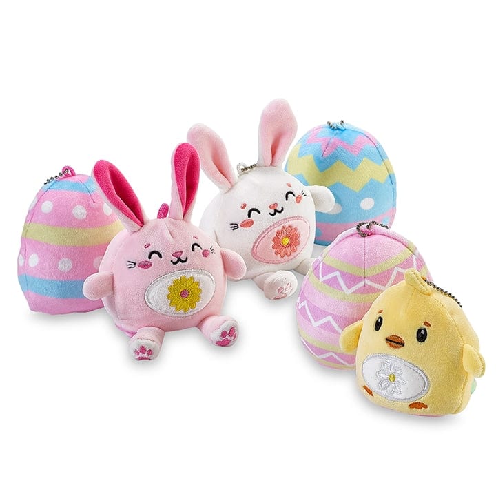 Top Trenz Top Trenz Inside Outsies Reversible Plush Keychains, Easter Collection - Little Miss Muffin Children & Home