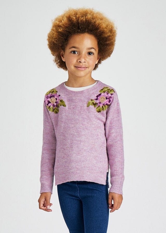 Mayoral Mayoral Floral Sweater - Little Miss Muffin Children & Home